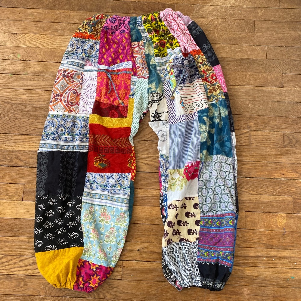 Hippie patchwork pants